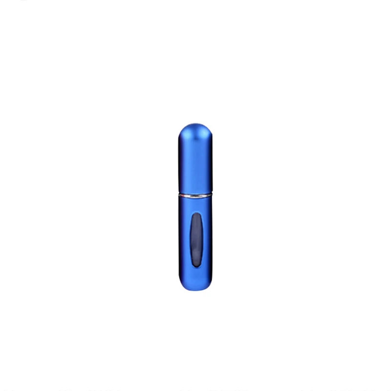Портативный 5 мл Мини многоразового использования, пустые бутылка для парфюмерии с распылителем ароматизатор спрей кейс путешествия Parfum косметические контейнеры БЕЗВОЗДУШНЫЙ НАСОС - Цвет: blue