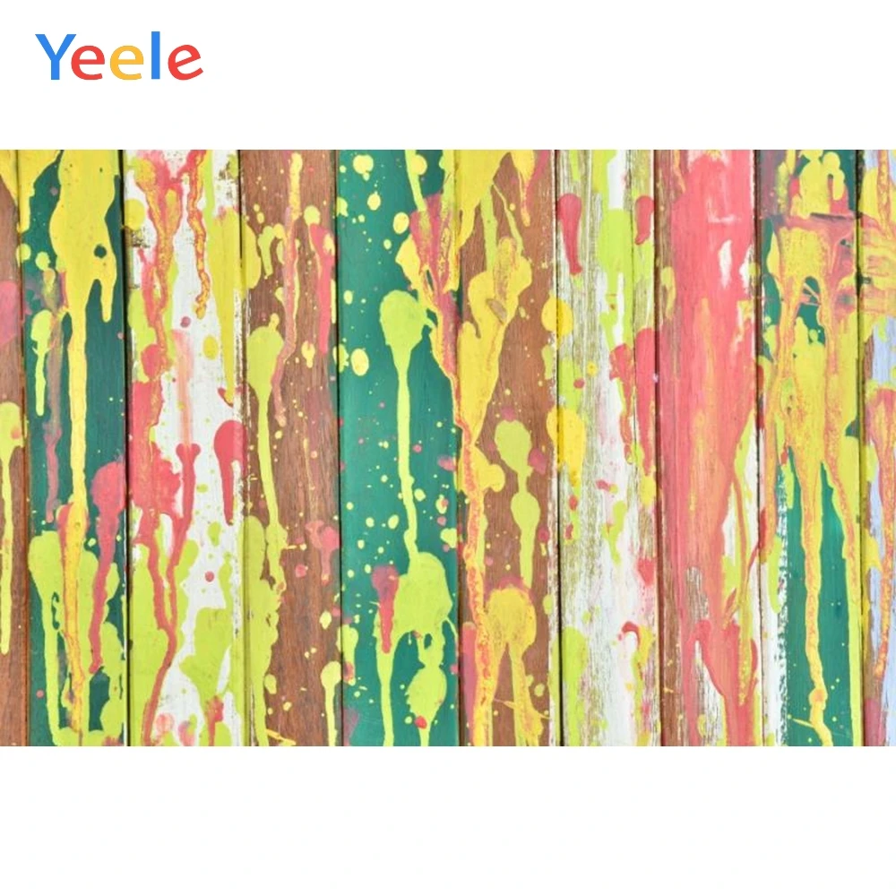 

Yeele Wooden Board Gradient Color Planks Baby Pet Photography Backgrounds Wall Photographic Backdrops Props For Photo Studio