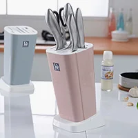 

Multifunction Knife Shelving Rack Home Storage Tool PP Plastic Kitchen Knives Holder Kitchen Supplies 13*14.5*27cm