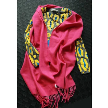 

Luxury Pashmina Cashmere Scarf Women 2018 Rose Thick Pashmina Cashmere Scarf High Quality Hot Selling Free Shipping