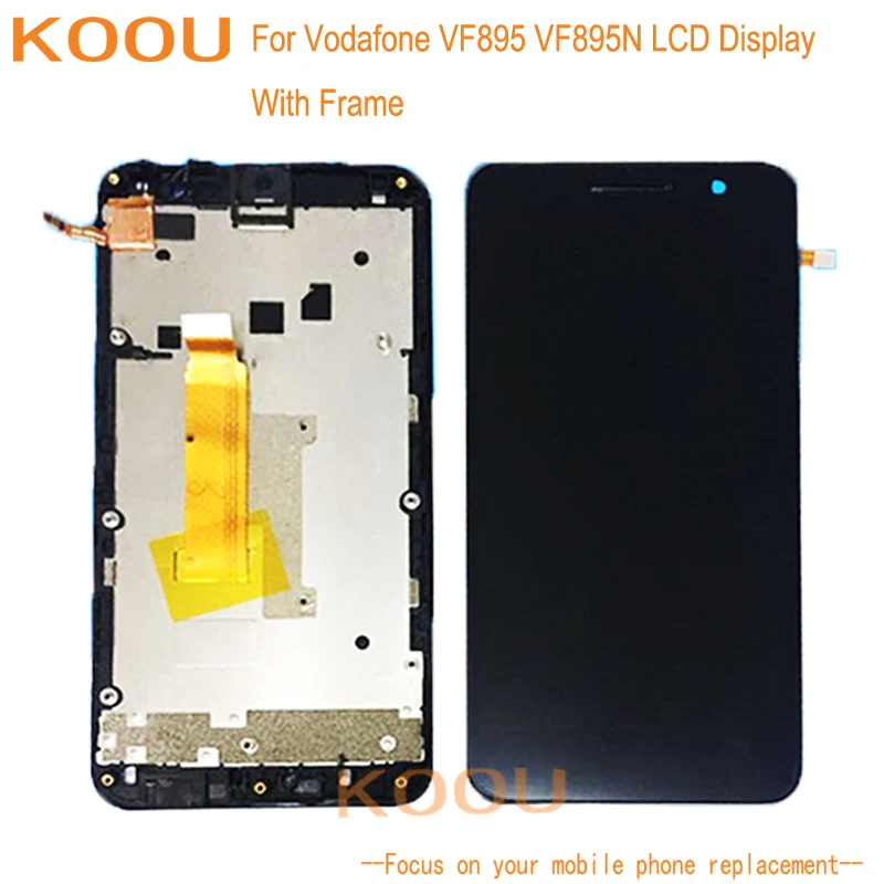 

LCD Display For Vodafone Smart Prime 6 VF895 VF895N Touch Screen Digitizer Assembly Replacement With Frame For Vodafone VF895