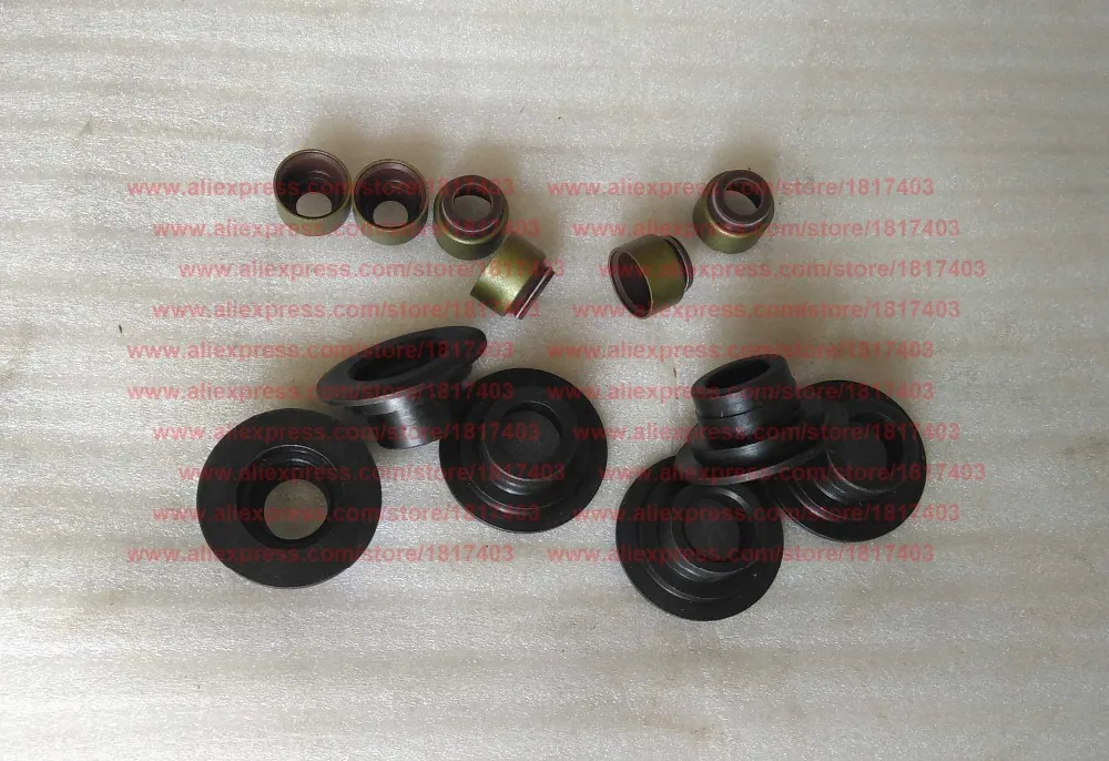 

S195-03008 Spring seat cover + Oil seal of exhaust valve/intake valve, Jiangdong diesel engine parts, TY395IT, TY3100IT