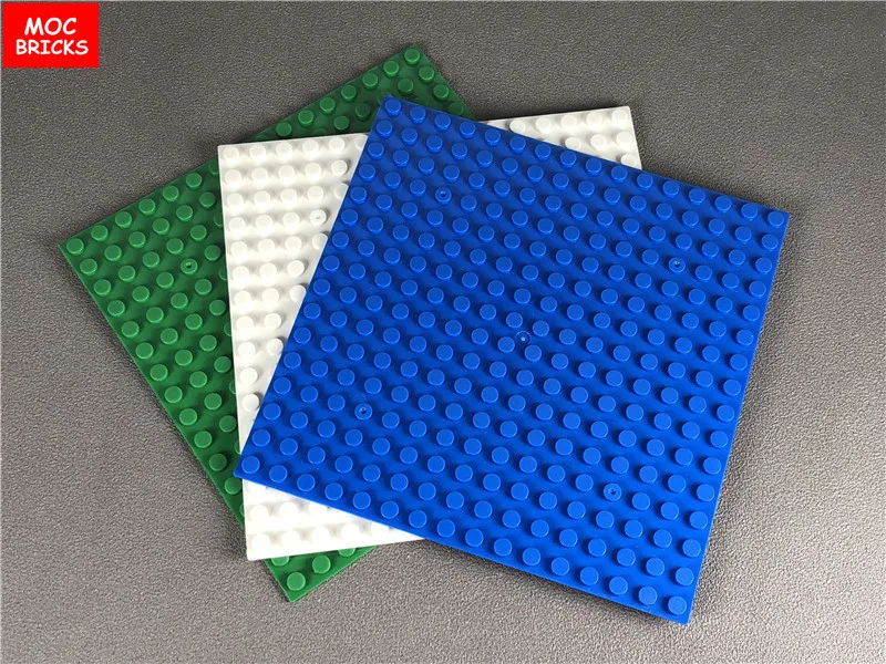 2 шт./лот кубики Moc Baseplate 16x16 маленькие точки DIY Развивающие строительные блоки