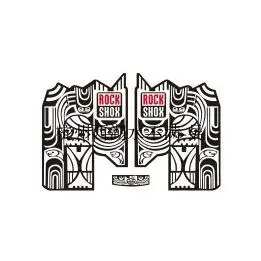 

Reflective stickers mountain bike fork MTB version Decals Bicycle Front Forks MTB Motorcycle wheel Stickers