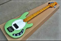 Новый высококачественный GYMB-7011 светло-зеленый цвет M бас-гитара, активный звукосниматель, реальные фотографии Горячие могут быть