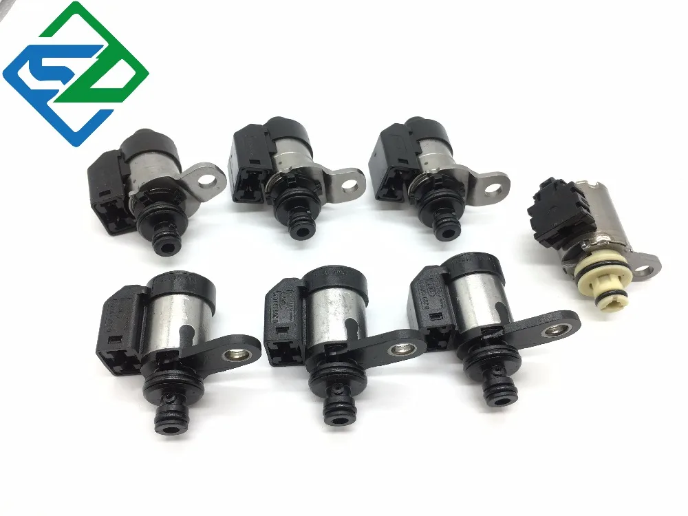 

RE5R05A A5SR1/2 shift Solenoids Kit 7PC For 02-ON G37 Armada Titan Frontier Navara NV Original transmission solenoid kit used