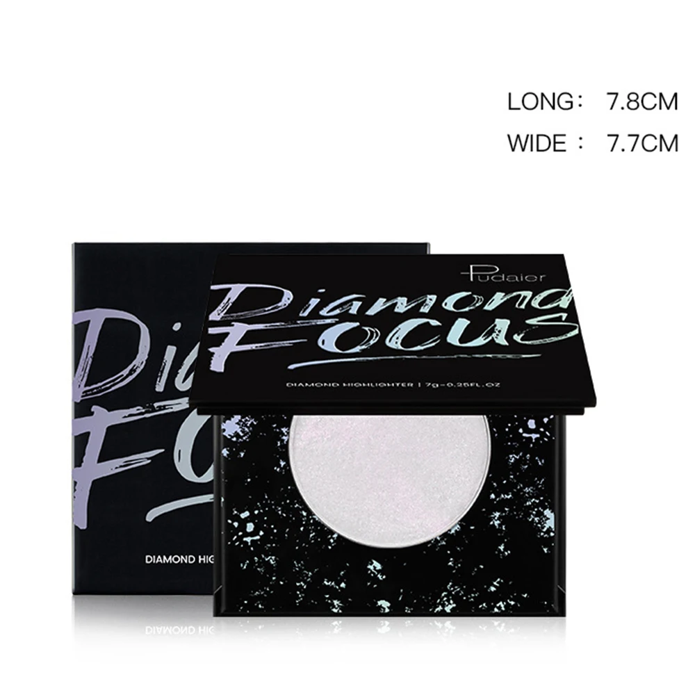 1Pcs 5 Colors Highlighter Powder Face Makeup Shimmer Glitter Palette Make Up Glow Kit Brighten Cosmetic