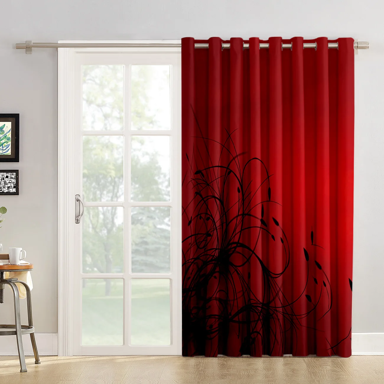 Простые красно черные градиентные абстрактные цветы оконные процедуры для