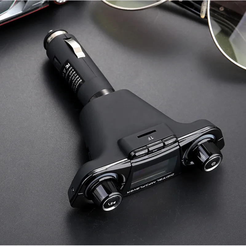 VicTsing Car MP3 Player FM Transmitter BT06 Bluetooth 4.0 MP3 Player Handsfree Bluetooth Car Kits Radio Audio Adapter 5V 2.1A    (15)
