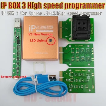 

IP box v3 IP BOX 3 high speed programmer for phone pad hard disk programmers4s 5 5c 5s 6 6plus memory upgrade tools 16g to128gb