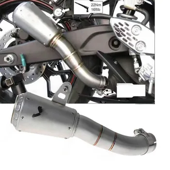 

Whole set exhaust System Muffler Motorcycle Exhaust Slip-on Muffler Pipe Mid Pipe Escape Moto For YAMAHA R3 R6 R25 YZF-R3 AK004