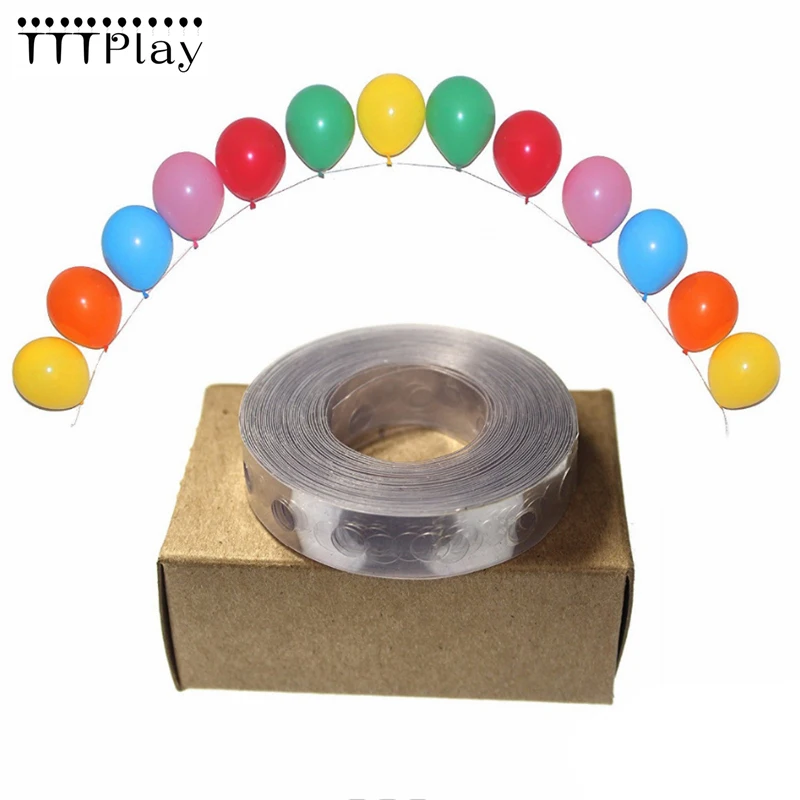 

1pcs/lot Plastic balloon chain 5 m transparent PVC rubber wedding balloons fixed essential tools party helium balloon decoration