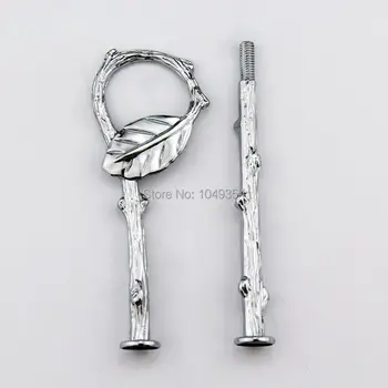 

cupcakes stands cake stands 2 tiers silver color leaves style fondant cake