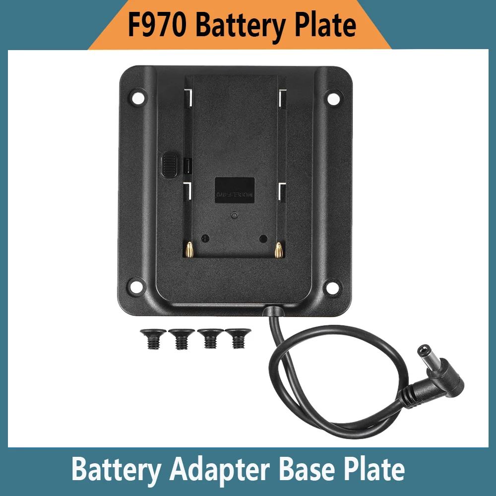 VESA 75mm Battery Adapter Base Plate For Lilliput 4K HDMI Monitor Compatible For Sony NP-F970 F550 F770 F970 F960 F750 Battery monitor battery adapter