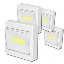 Портативный монолитный блок светодиодов ночные светильники беспроводные выключатели с магнитным легко установить для Полки Шкафа Кухня Гараж ночник