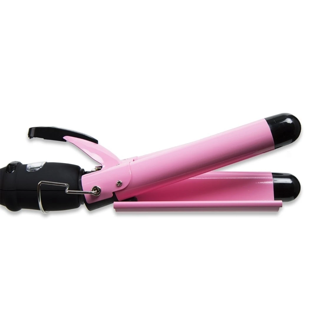 Hair Waver,Beach Curls Curling Iron,Professional Pink 3 Barrel Hair Curling Iron Hair Waver Curling Wand Pink Color (3)