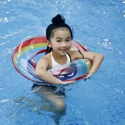 60/70 см гигантские Радуга арбуз плавательный кольцо, способный преодолевать Броды для взрослых детей 2019 летний надувной бассейн плавать