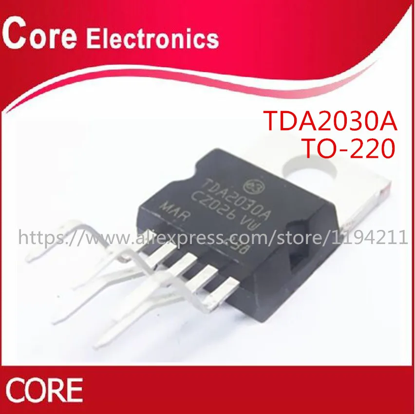 

10pcs TDA2030 TDA2030A linear audio amplifier short-circuit and thermal protection IC