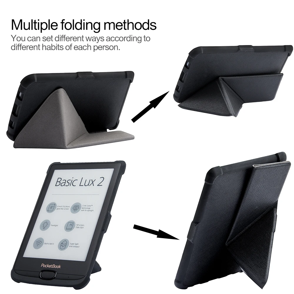 Чехол для Pocketbook 616 627 632 Оригинальный чехол Basic Lux 2/ touch /touch HD 3|Чехлы планшетов и