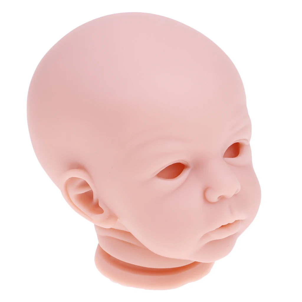 20inch Unpainted Reborn Kits Awake Baby Doll Soft Silicone Head 3/4 Arms Full Legs Kids Gift Adult Collections Dolls Accessories