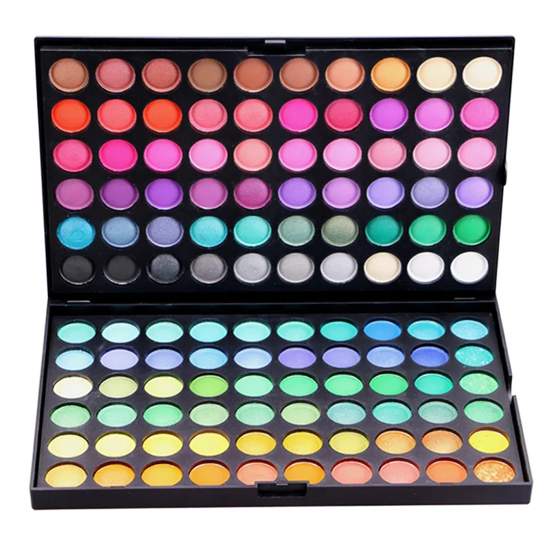 

2019 Far Paleti Cosmetician Professional 120 Color Eye Shadow Colour Makeup Dish Lie Silkworm Box Of Waterproof Earth Decorate