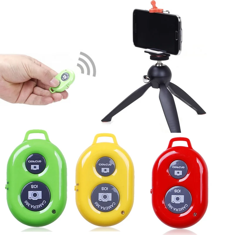 

Bluetooth Phone Camera Self Timer Shutter Button Selfie Stick Shutter Wireless Remote Control For IOS iPhone Android Smartphone