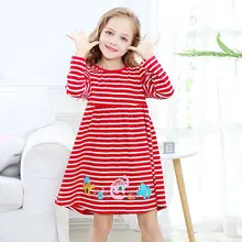 Одежда для маленьких девочек; платья для девочек с длинными рукавами и аппликацией в виде животных; Vestidos; платье принцессы для девочек; костюм; детское платье