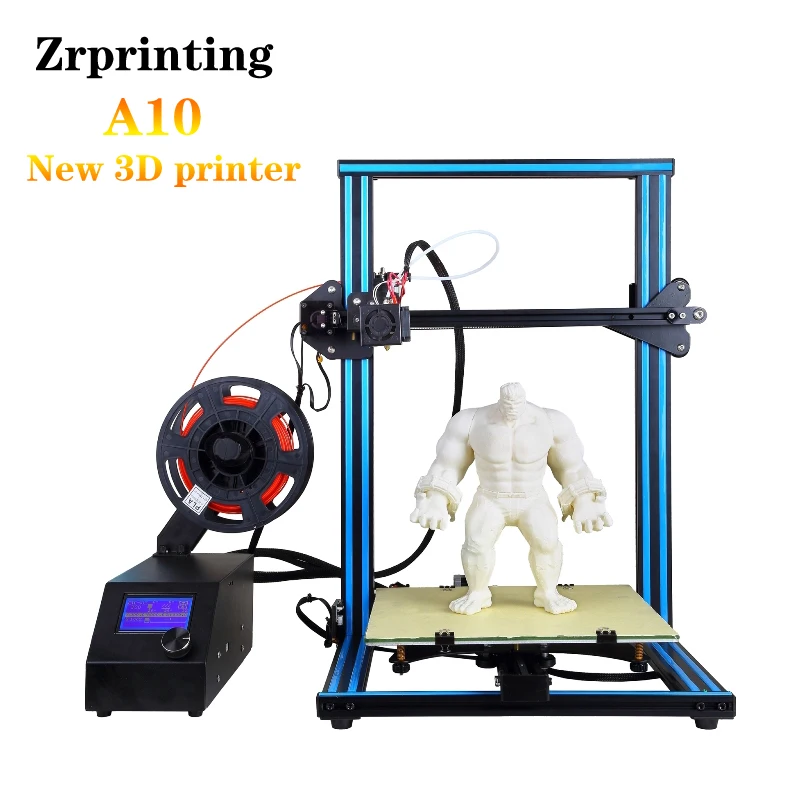 

A10 3D Printer DIY LCD Screen with Heated Print Bed 3D Drucker large printing size 300*300*400mm