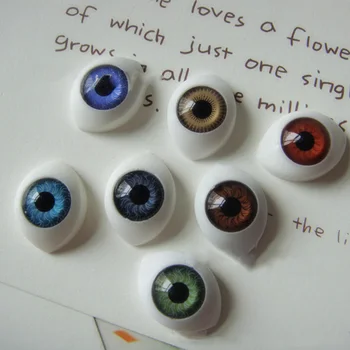 

20Pcs Plastic Resin Doll Safety Eyes For Animal DIY Doll Toy Puppet Making DIY Craft Accessories 14*19mm