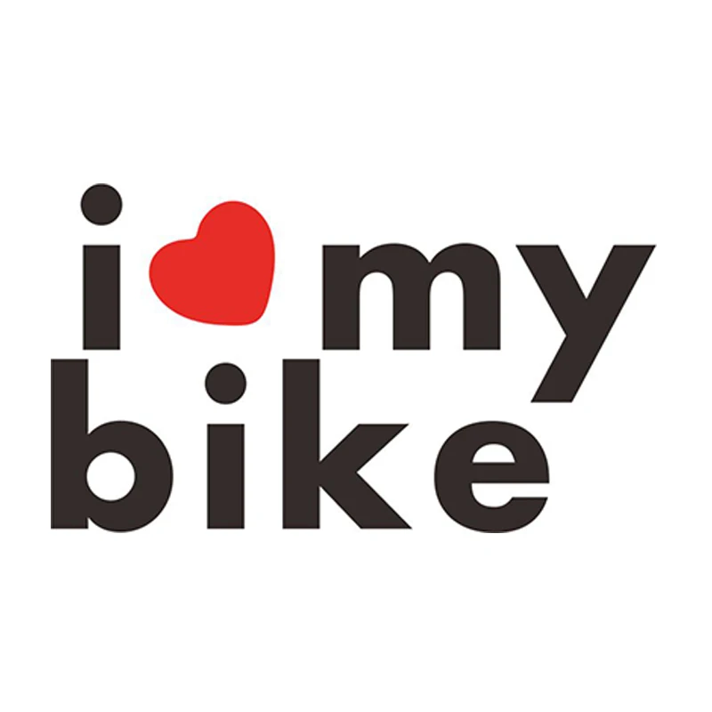 I Love My Bike Funny Sticker For Car Rear Windshield