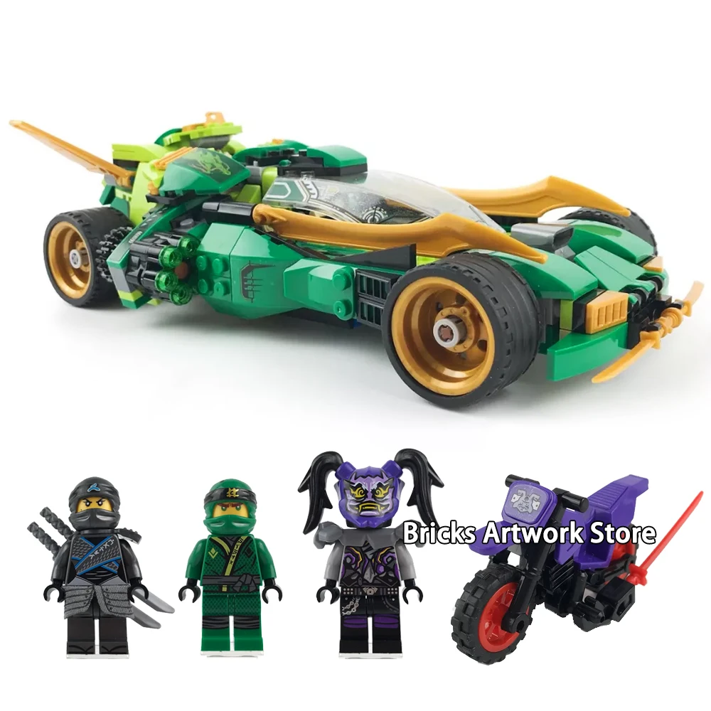 588 Pcs Cocok Legoness Ninjago 70641 Lloyd S Ninja Nightcrawler