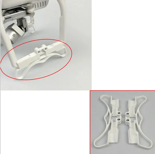 1 Pair Professional AndAdv Tall Landing Gear Extender Landing Skid 3D Print For DJI Phantom 3