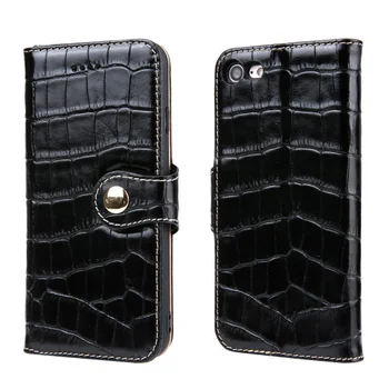

100pcs Luxury Crocodile pattern PU Wallet ID Card Holder phone cases for Apple iphone 7 plus 8 plus X XR XS Max cover