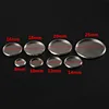 New 30pcs Stainless Steel Round Settings Cabochon Base Bezel Trays Blank Fit 6/8/10/12/14/16/18/20/25/30mm Cabochons Cameo DIY ► Photo 2/5