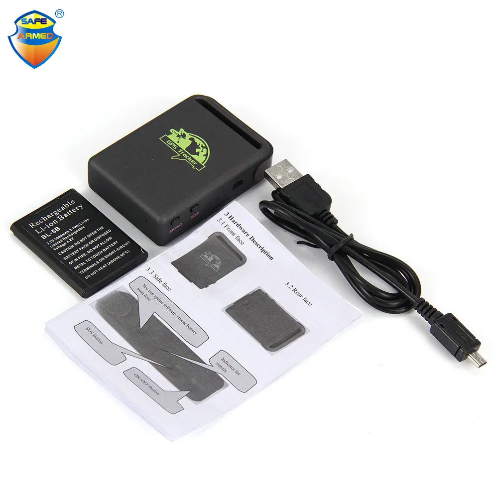 Vehicle GSM TK102B Car Mini Realtime Online GSM GPRS Tracking Device Locator GPS Tracker TK 102 for Kids Cars PetGPS Locator
