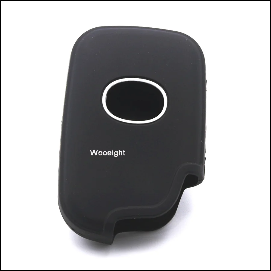 Wooeight 4 Buttons Remote Silicone Rubber Key Fob Cover Case Shell Holder Protector For LEXUS ES350 GS IS LS LX RX CT HS GX460 (5)