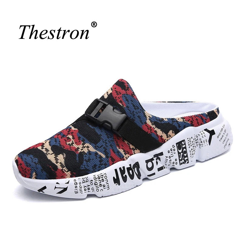 

Big Size 39-46 Summer Men Slippers Male Summer Sandals Lightweight Male Half Drag Slippers Slides Cheap Mens Beach Slippers
