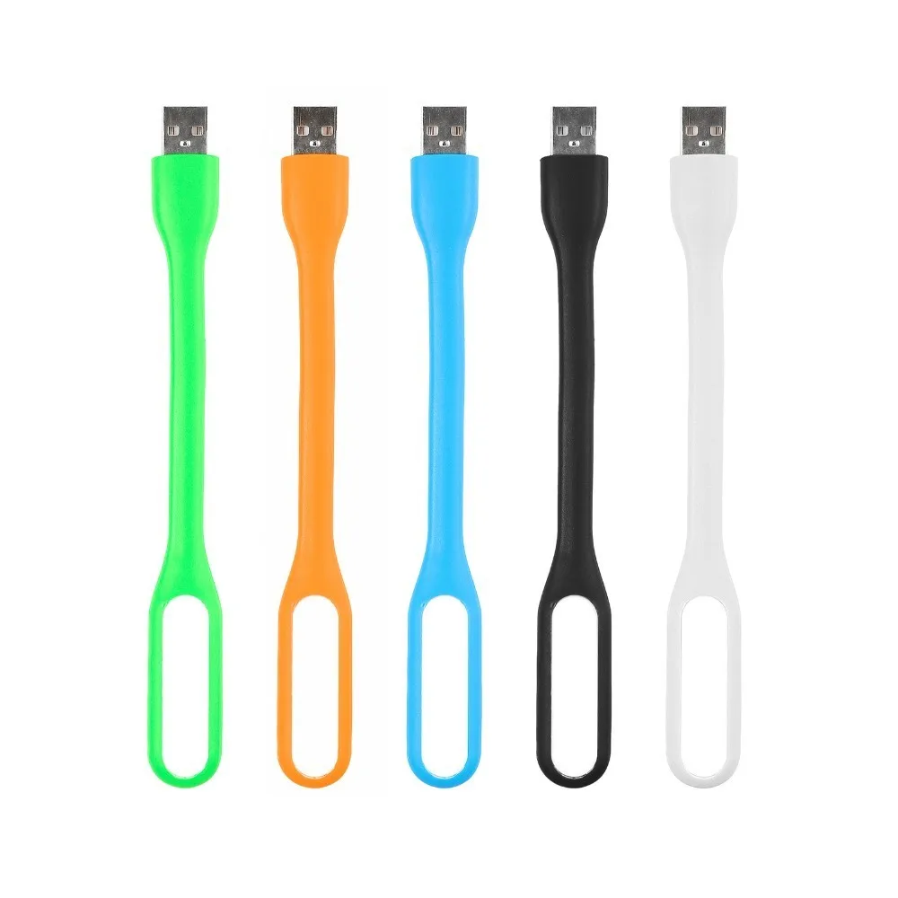 5 цветов Гибкая USB LED ночник настольная книга настольная лампа Кемпинг ночник для ПК Мобильный Мощность зарядки Тетрадь компьютер