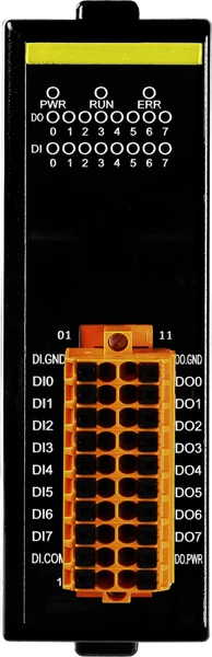 USB-2055 8 channel isolated digital input and 8 channel isolated digital output module
