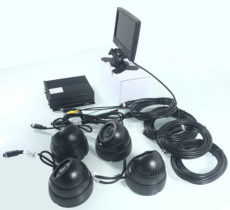 Listagem do Novo Gravador de Cartão Kit de Monitoramento de Veículos Display Ônibus Comerciais - Small Carro Veículo Off-road hd 7-polegada 4-canal sd 16 monitoramento de veículos comerciais small carro veículo off-road
