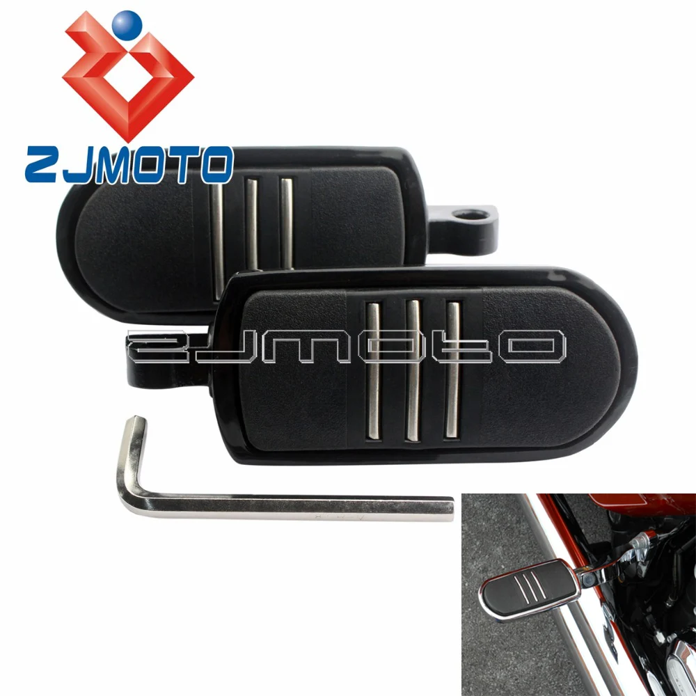Motorcycle Stream Liner Foot Rests Highway Foot Pegs For Harley Dyna
