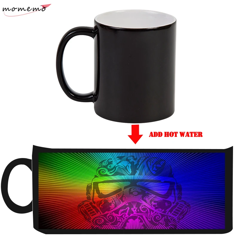 

MOMEMO Colorful Funny Mugs Magic Color Changing Coffee Tea Mugs Ceramic Hot Water Heat Sensitive Color Changing Mugs Nice Gifts