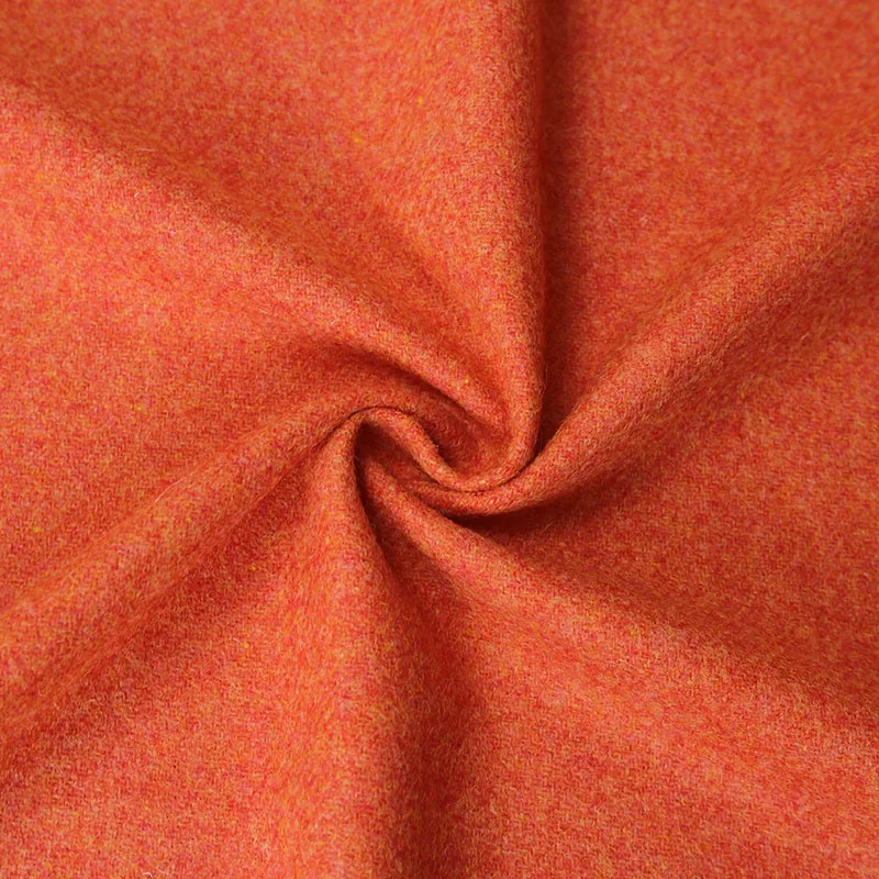 50 cm/lot) твидовая ткань для пошива из чистой шерсти ткани шерстяная одежда orange цвет камвольной телосетик heavy в стиле пэчворк