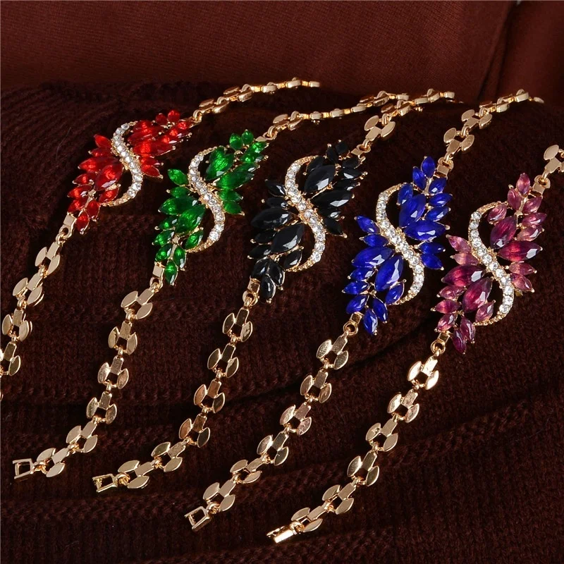 Женский браслет с австрийским кристаллом 5 цветов|crystal bracelet|bracelet wholesalewholesale bracelets |