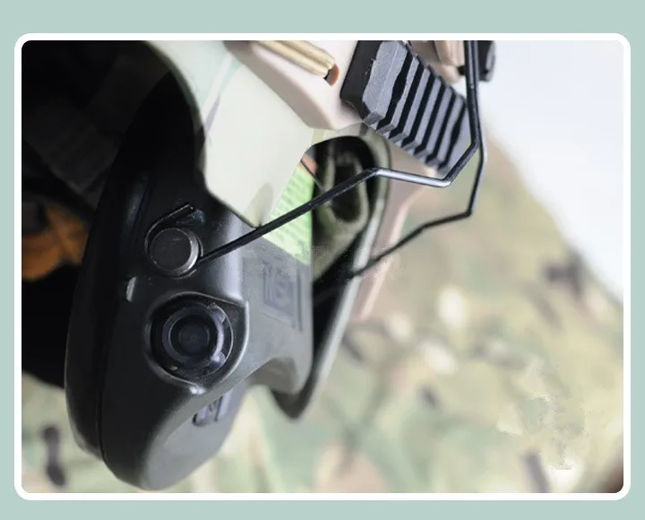 EX Headset headphone and Helmet Rail Adapter Set GEN1 for Comtac III headphones Black DE FG2 (2)