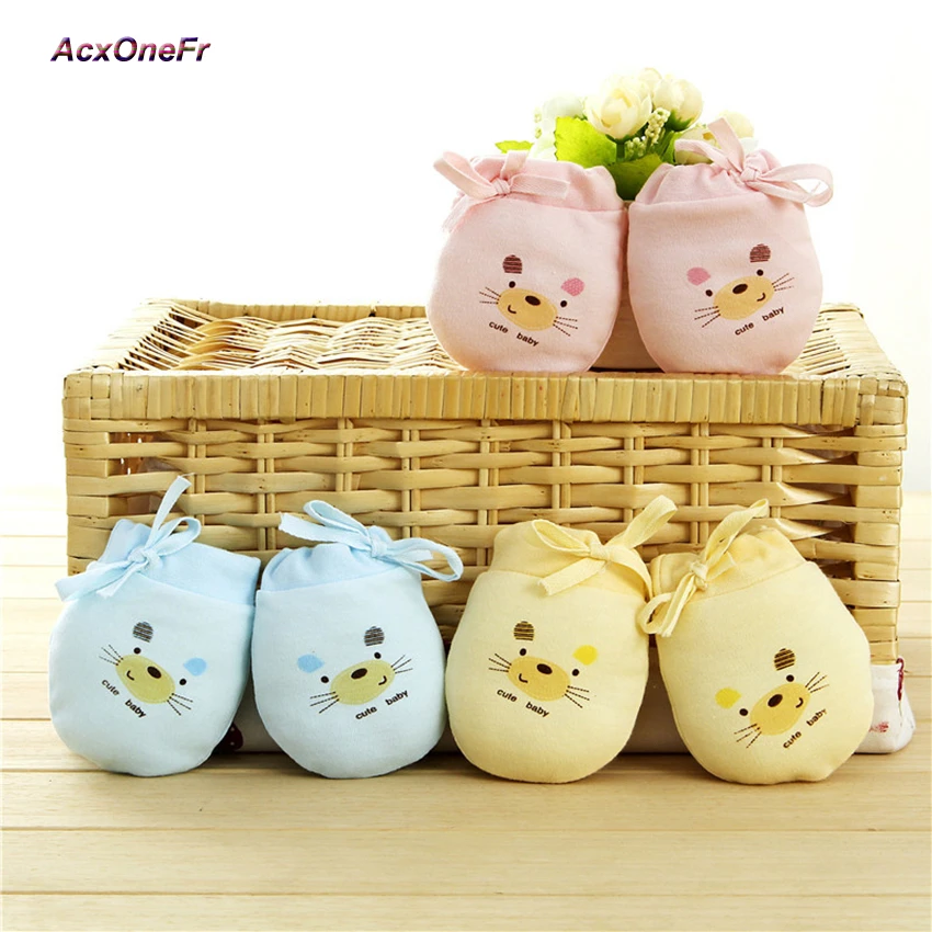 drawstring baby mittens