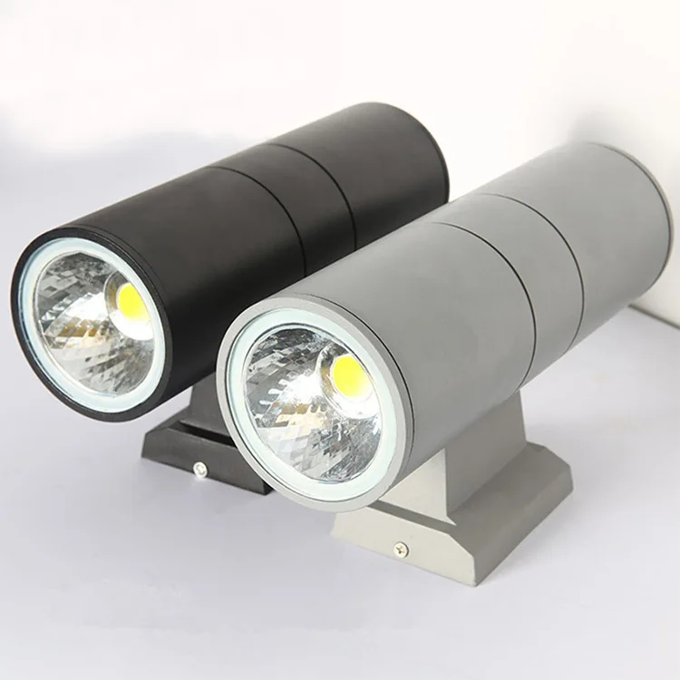 

LED double head wall lamp COB Outdoor waterproof lighting Round COB wall light engineering quality spot light 6w 10w 14w 18w
