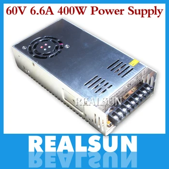 

New 60V 6.6A 400W Switching Power Supply Driver Switching For LED Strip Light Display 110V/220V free shipping