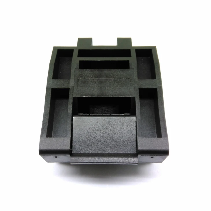 

QFP64 TQFP64 LQFP64 Clamshell Structure Burn in Socket Pitch 0.5mm FPQ-64-0.5-06 Test Flash Programming Adapter