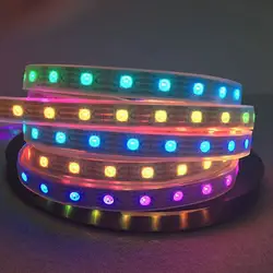 50 м/лот водостойкий WS2813 5050 светодио дный 30 led s/m светодиодные полосы, белый PCB красочные DC 5 В светодио дный светодиодные фонари, как лошадь